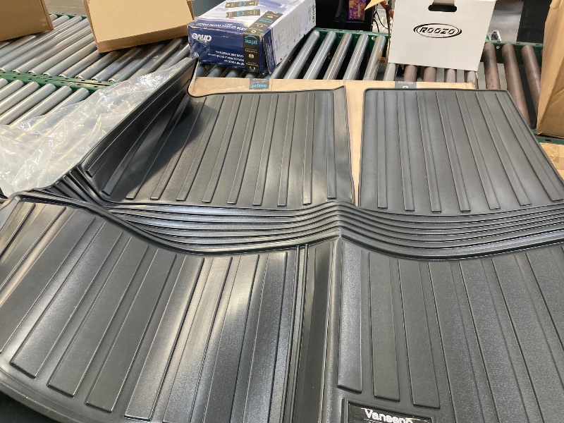 Photo 1 of Vanseno cargo liner compatible for 2019-2024 infiniti qx80/nissan armada cargo mat all weather tpe heavy duty mats 