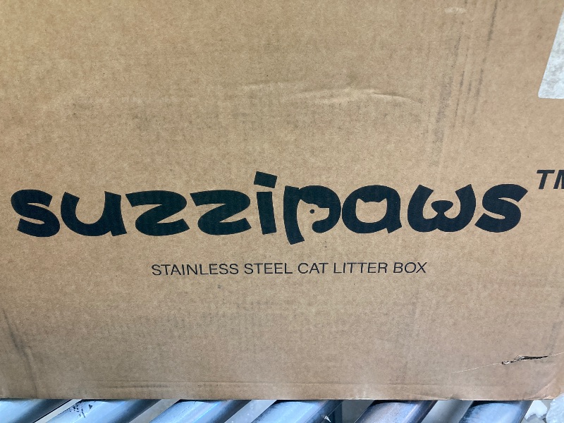 Photo 1 of stainless steel litter box for cats