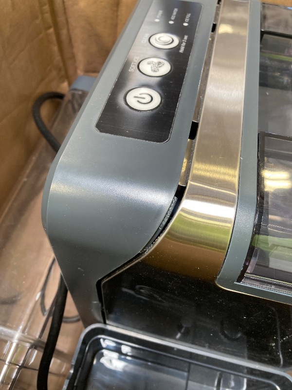 Photo 1 of nugget ice maker 44lbs/24h with 0.8 gallon tank self cleaning portable coutertop ice maker. 