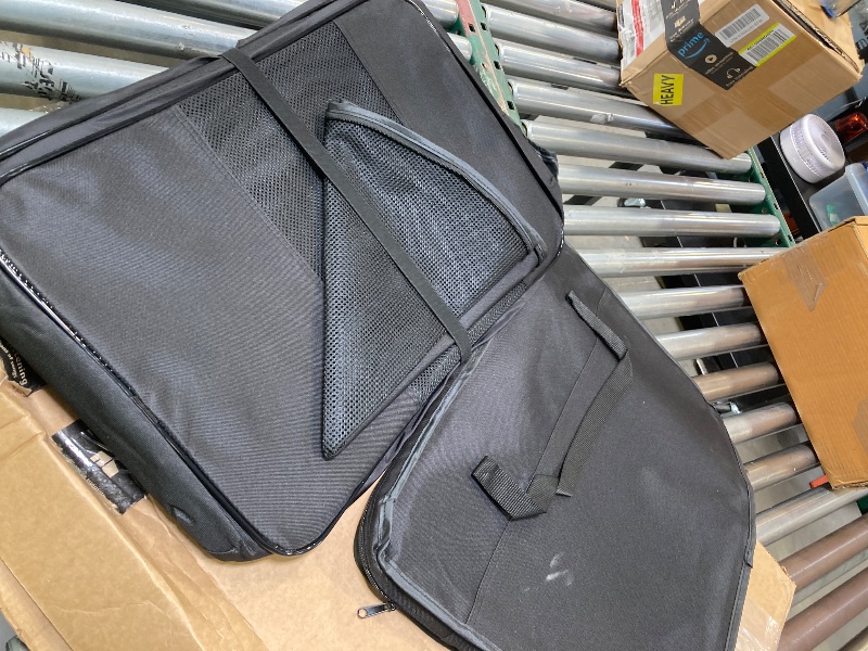Photo 1 of portable small black pet play pen. travel case. for small dog. travel for pets
