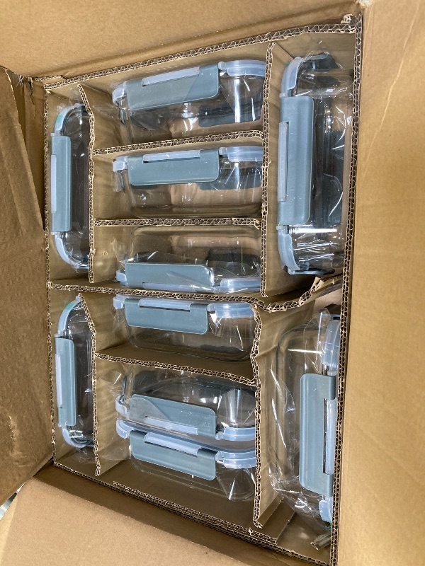 Photo 1 of glass food storage containers 10 containers