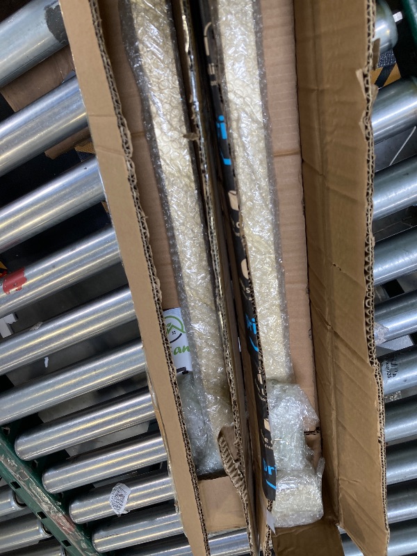 Photo 1 of 2 pack stair hand rails. black small hand rails for home and office use gold 3ft in length 