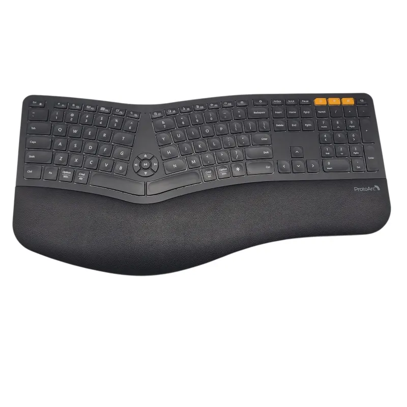 Photo 1 of ProtoArc EK01 Plus Ergonomic Split Bluetooth Keyboard USB Wireless Backlit Black
