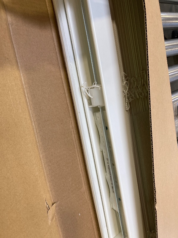 Photo 1 of LEVOLOR Basics Cordless Light Filtering Faux Wood Blinds, Easy to Install 2” Blinds for Windows, Timeless Look, Fits up to 36” Width and 64” Length, Home Solution for Any Space or Room

