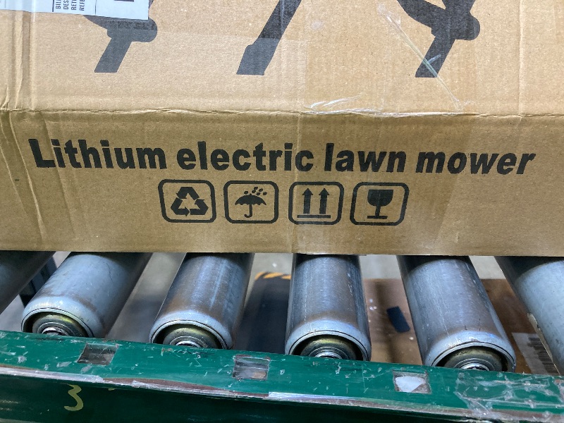 Photo 1 of lithium electric lawn mower 
