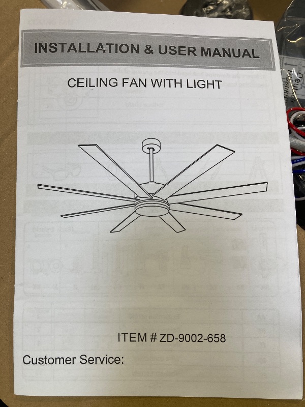 Photo 1 of ceiling fan with light 