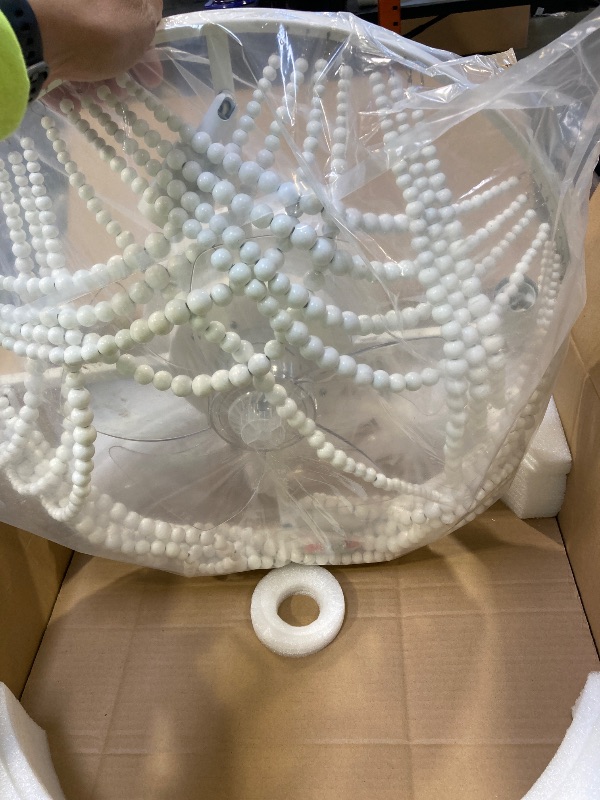 Photo 1 of small ceiling chandelier light for home and office use beaded ceiling light