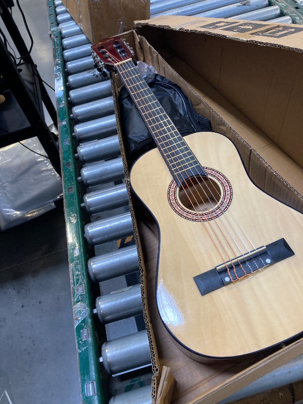 Photo 1 of 30" Wood Acoustic Guitar with Case,guitar book and Accessories for Kids/Girls/Boys/Beginners (Natural) 