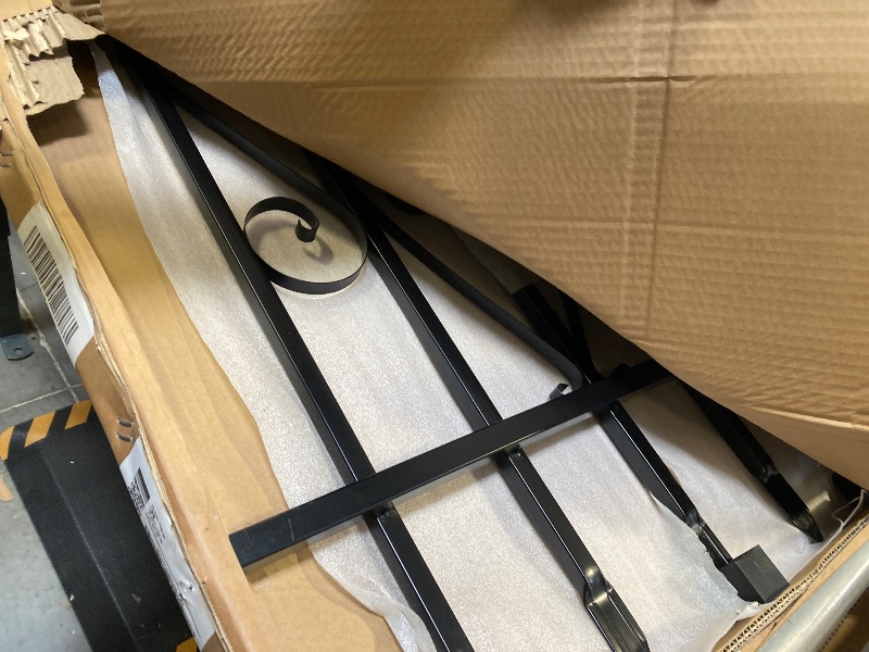 Photo 1 of Spear Point Heavy Duty Window Bar,Window Security Bars Guards for Prevent Burglary,Safety for Home and Pet(24×54,Black,Choose The Installation Accessories You Need Separately) 