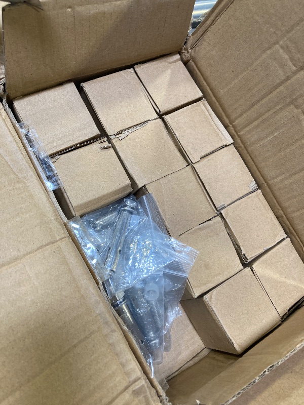 Photo 1 of 24 Pack LukLoy SS316 Solid 1.32lb Heavy Duty Glass Railing Standoff Hardware for Balcony Stair Balustrade, 2" Stair Glass Railing Standoffs Pins (Marine Grade)