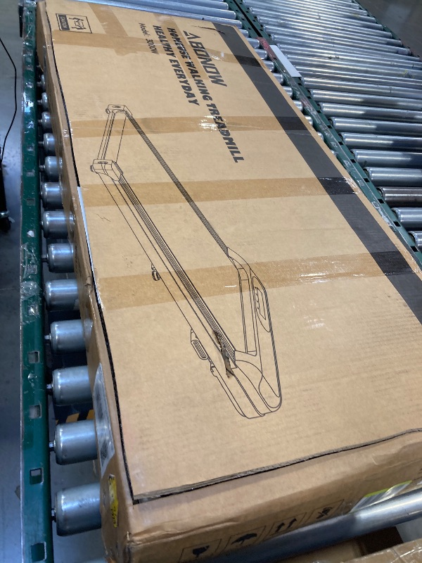 Photo 1 of Abonow Portable Walking Machine Pad, Under Desk Treadmill with Incline for Home Office 2.5HP, LED Display, 265 Lbs Weight Capacity with Remote Control, Black Orange