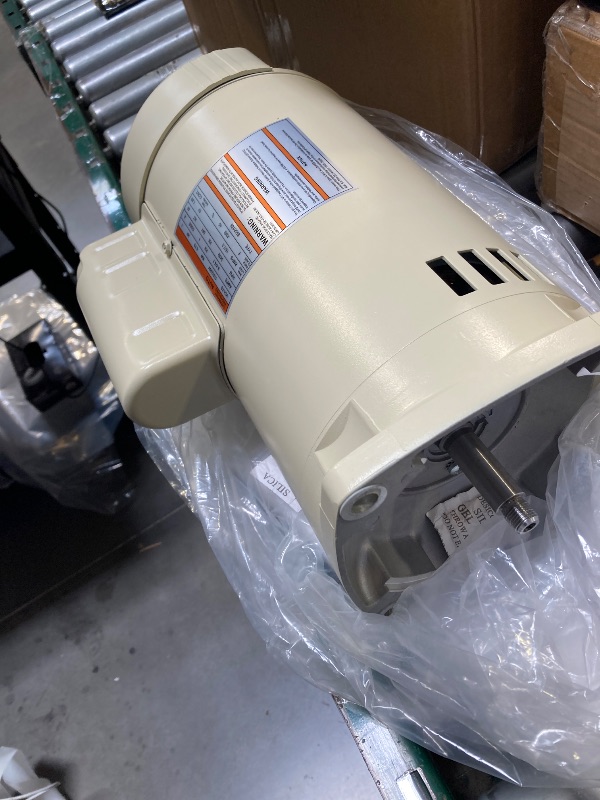 Photo 1 of 355010S New Pool Pump Motor Replacement Square Flange Motor for WhisperFlo High Performance Pool Pumps WFE-4 & WFE-26, for SuperFlo model SF-N1-1/2-AE, 115-230 Volts, 1 Speed Replace 071314S .