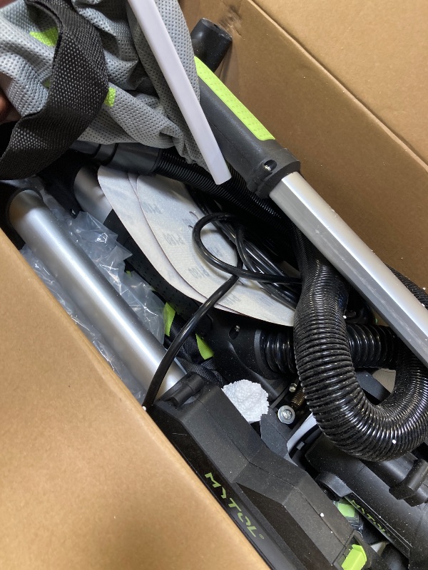 Photo 1 of Drywall Sander, 7.2A Electric Drywall Sander with Vacuum Dust Collection, LED Light, 6 Variable Speed Digital Display 900-1800RPM, Foldable & Extendable Handle, 9 Sanding Discs&3 Grid Sandpaper 