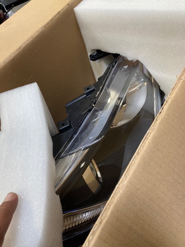 Photo 1 of Headlights Assembly Compatible with Chrysler Pacifica 2017-2020,Headlamp Chrome Trim Driver Side Replacement CH2518153 68228947AI 