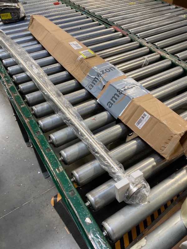Photo 1 of BRIOFOX Industrial Shower Curtain Rod - Never Rust Non-Slip 43-72 Inch 304 Stainless Steel, Brushed Nickel 
