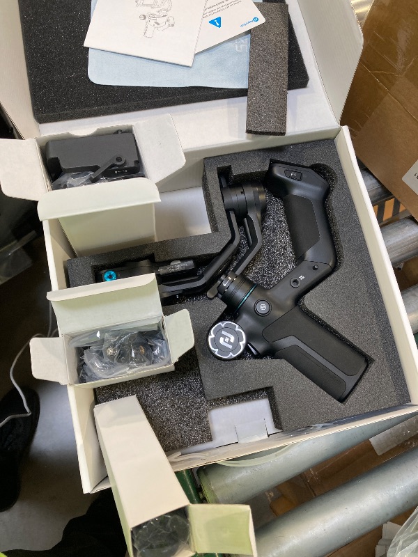 Photo 1 of FeiyuTech SCORP Mini 3 Pro Camera Gimbal Stabilizer with AI Tracking, 2KG Payload, Detachable Remote Handle, 3-Axis All in One Handheld Gimbal for Sony/Canon/Nikon/Panasonic/Gopro/Smartphone