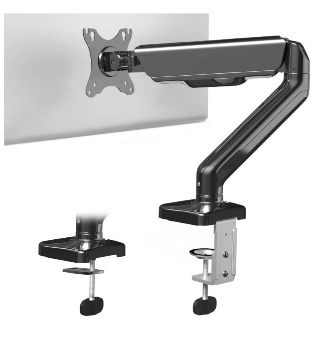 Photo 1 of VIVO Single 17 to 32 inch Monitor Height Adjustable Counterbalance Mechanical Arm Desk Stand, Classic, Universal VESA Mount, STAND-V001O
