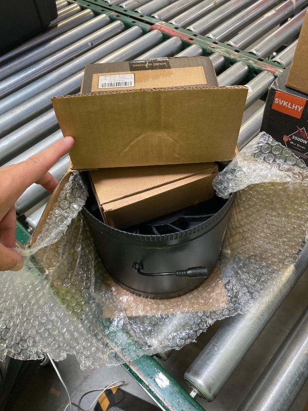 Photo 1 of Hon&Guan 8 Inch Inline Booster Duct Fan with Speed Controller - 623 CFM Airflow with 44W Ultra-Low Power and Low Noise