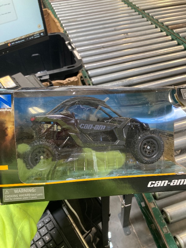 Photo 1 of New-Ray 58193B New-Ray-58193B-1:18 Scale Toy CAN-AM Maverick X3 X Turbo Black, Adults Unisex