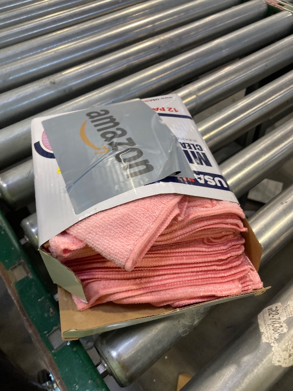 Photo 1 of USANOOKS Microfiber Cleaning Cloth Light Pink - 12 Pcs 12.5"x12.5" - High Performance - 1200 Washes, Ultra Absorbent Towels Weave Grime & Liquid for Streak-Free Mirror Shine - Car Washing Cloth
