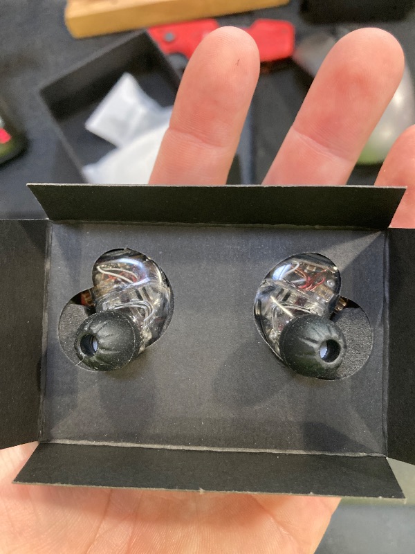 Photo 1 of KZ AM16 in Ear Monitor Headphones 16BA Drivers HiFi IEM Earphones High Clarity Gaming Earbuds Clarity in All Frequency Stereo Sound Comfortable Headphones for Musicians (Deep Base, Nomic)
