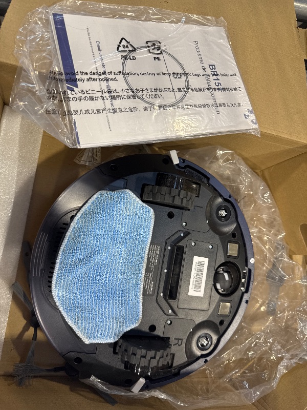 Photo 1 of XIEBro Life Robot Vacuum and Mop Combo, 2 in 1 Robot Vacuum Cleaners for Home with Schedule, WiFi/App/Voice, Water Tank and Dustbin, Self-Charging, Slim, Ideal for Hard Floor, Pet Hair, Carpet