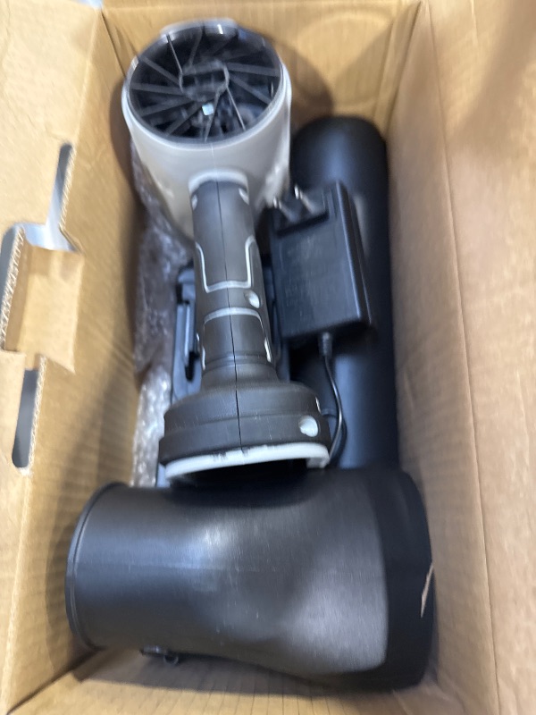 Photo 1 of Electric Cordless Leaf Blower - 300000RPM Handheld Leaf Blower - 21V*2 Pcs Batteries and Charger Included, Mini Jet Dry Blower Fan, Leafs Blower for Lawn Care, Patio, Blowing Leaves, Snow Blowing
