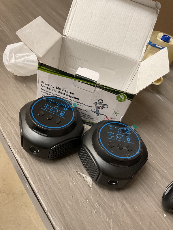 Photo 1 of 2 Pack Ultrasonic Rodent Repeller Plug-in,Indoor Electronic Device for Mice, Rats, Squirrels, Roaches, Ants, and Spiders for Home, Kitchen, Garage, Attic