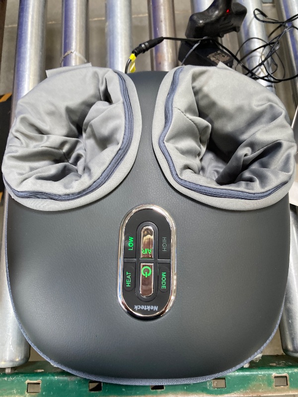 Photo 1 of Nekteck Shiatsu Foot Massager with Heat, FSA Eligible Deep Kneading Therapy Air Compression, HSA Feet Massage Improve Blood Circulation Foot Wellness Soothing Pain Relief, Relax for Home Office Use