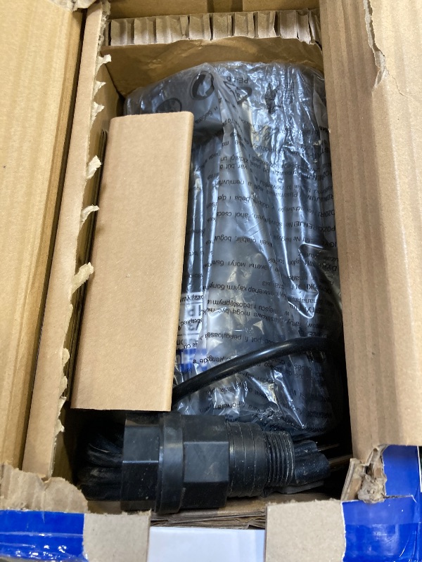 Photo 1 of Acquaer 1/3 HP Automatic Submersible Water Pump, 115V Sump Pump with 3/4” Garden Hose Check Valve Adapter,2160 GPH High Flow Water Removal for Swimming Pool Cover Hot Tubs Flooded House Basement