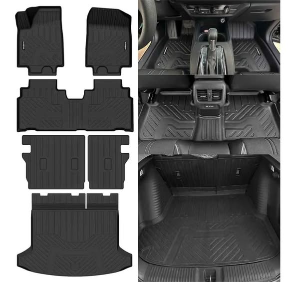 Photo 1 of Naibeve Floor Mats for 2024 2025 2026 Honda Prologue/Chevrolet Blazer EV - All Weather for Honda Prologue Floor Mats Trunk mat Backrest Mats Interior Accessories