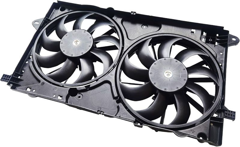 Photo 1 of Partsflow Radiator Cooling Fan for 2010-2017 Buick Lacrosse for 2010 Buick Allure for 2011-2017 Buick Rega for 2013-2014 Chevrolet Malibu for 2013-2018 Cadillac Xts for 2014-2017 Chevrolet Impala

