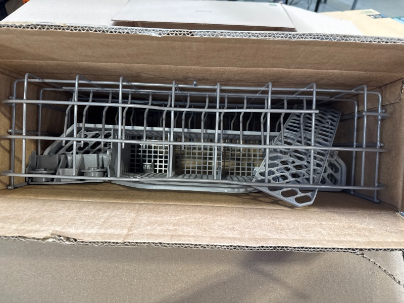 Photo 1 of UPGRADED WD28X26099 Dishwasher Lower Dishrack Assembly Compatible with GE Dishwasher Rack Replacement Parts and WD28X10128 Dishwasher Silverware Basket,WD28X26099 for GE Dishwasher Lower Rack Parts
