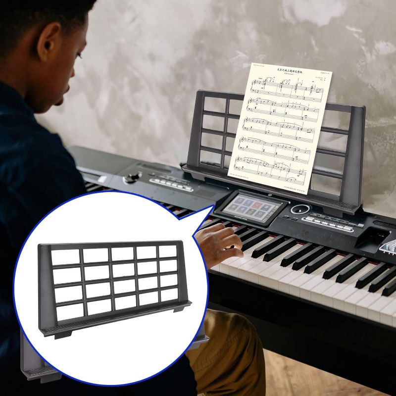 Photo 1 of Keyboard Music Score Stand Sheet Musical Instrument Parts Portable Holder Suitable