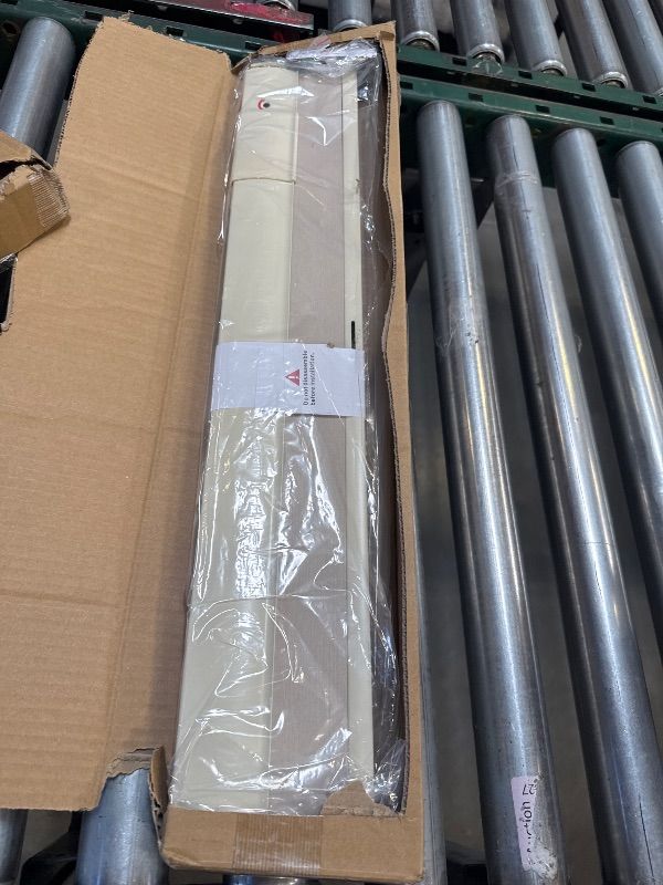 Photo 1 of No Drill Cellular Shades for Indoor Windows, Thermal Insulating & Noise Reducing Honeycomb Blinds, Free Stop Cordless Blackout Shades, Beige, 23" W x 64" H
