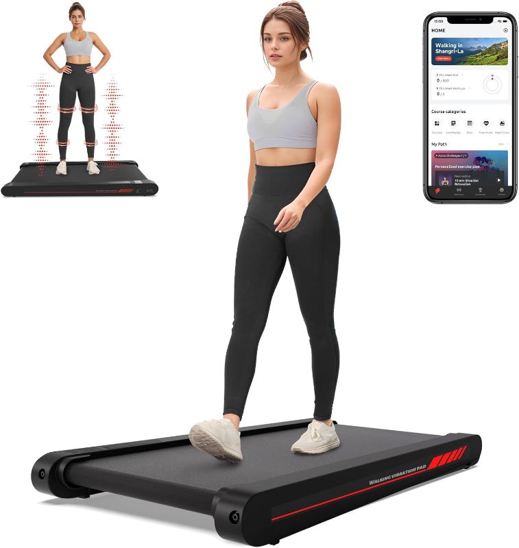 Photo 1 of Sperax Walking Vibration Pad,Under Desk Treadmills for Home,4 in 1 Vibration Plate Exercise Machine,Portable Walking Pad with APP,350 Lb Capacity Multifunctional Treadmill Pro Max
