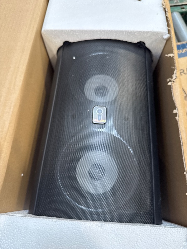 Photo 1 of Karaoke Machine for Adults, Portable Bluetooth Speaker with 2 Wireless Microphones, PA System with Disco Lights for Big Party, Outdoor, Supports USB/TF/REC/AUX, Ideal Gifts for Family, Music Lover
