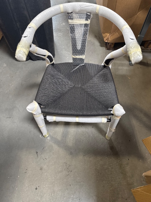 Photo 1 of Weave Chair Set of 2 in Pitch Black