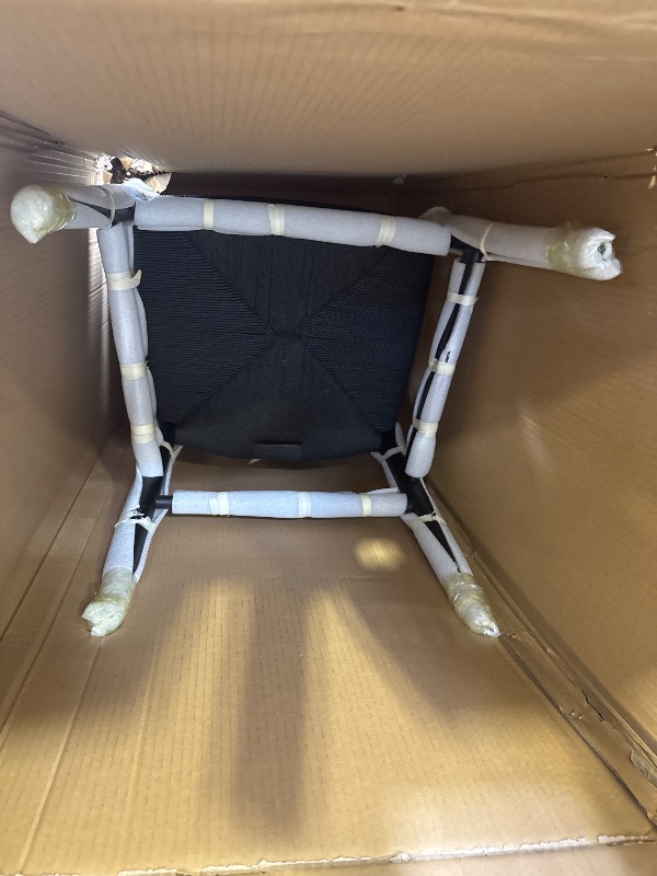 Photo 1 of Weave Chair Set of 2 in Pitch Black