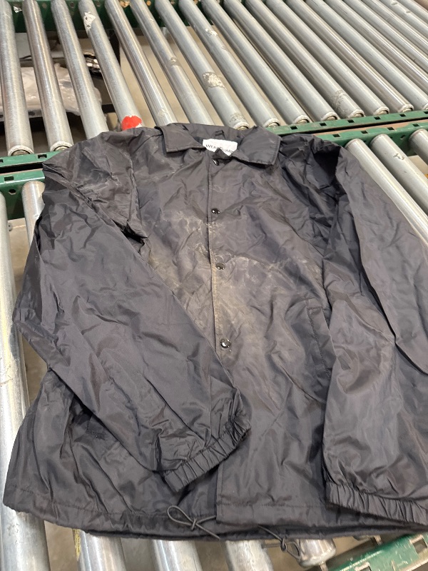 Photo 1 of WearGuard Mens Black Windbreaker Jacket Size M