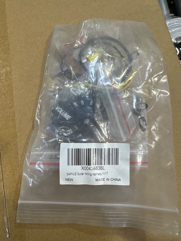 Photo 1 of SAPHUE 1T1V Coil Splitting Guitar Wiring Harness Prewired Circuit 5 Way Blade Switch/Push Pull-500K Switch Guitar Harness
