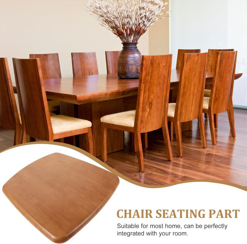 Photo 1 of GANAZONO Chair Panel Solid Wood Seat Board Accessories Round Chair Seating Replacement Surface Pad Mugs DIY Stool Replacement Part Seating Pad Cushion Animal Cover Office Wooden
