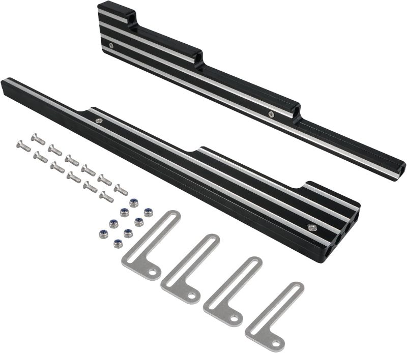 Photo 1 of Bevinsee Spark Plug Wire Looms Holders Compatible with Chevrolet SBC BBC 350 396 402 427 454 Engines, Compatible with Ford V8 289 302 351W 390 429 460, Billet Aluminum
