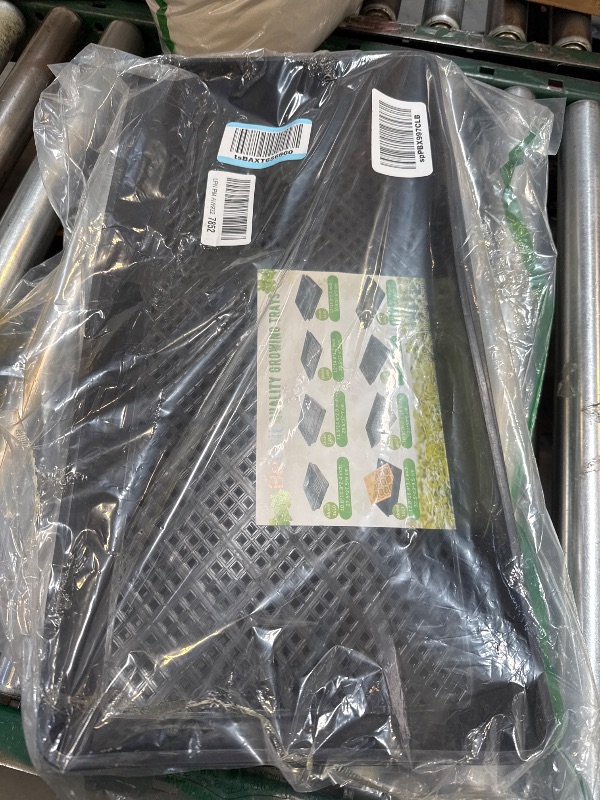 Photo 1 of BeGrit 1020 Mesh Trays 1020 Trays with Holes Mesh Bottom Tray for Microgreen Plant Seed Germination Propagator Tray 10'' x 21'' 6-Pack