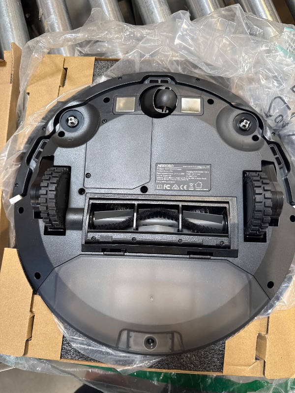 Photo 1 of AIRROBO Robot Vacuum Cleaner - Robotic Vacuums with 2800Pa Suction Power, Ideal for Pet Hair, Hard Floors, and Low Carpets - Self-Charging, App Control - 120 Minutes Runtime.