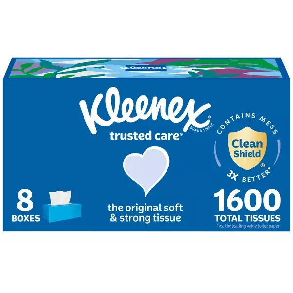 Photo 1 of Kleenex Trusted Care Facial Tissue - 8pk/1600ct
