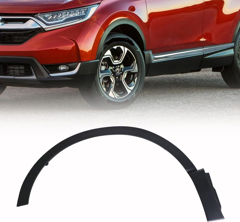 Photo 1 of GXARTS Front Left Side Fender Flare Trim 74165-TLA-A02 Compatible with Honda CR-V 2017 2018 2019 2020 2021 2022 Fender Moulding Wheel Arch Trim HO1290108
