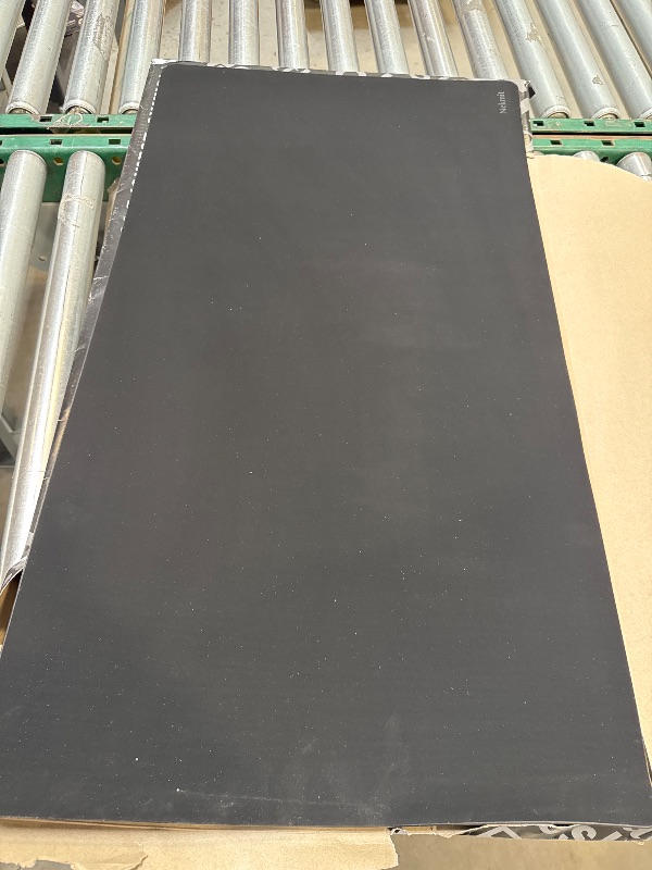 Photo 1 of Nekmit Leather Desk Blotter Pad 36 x 20 Inches, Flat, Non-Slip, Waterproof, Black