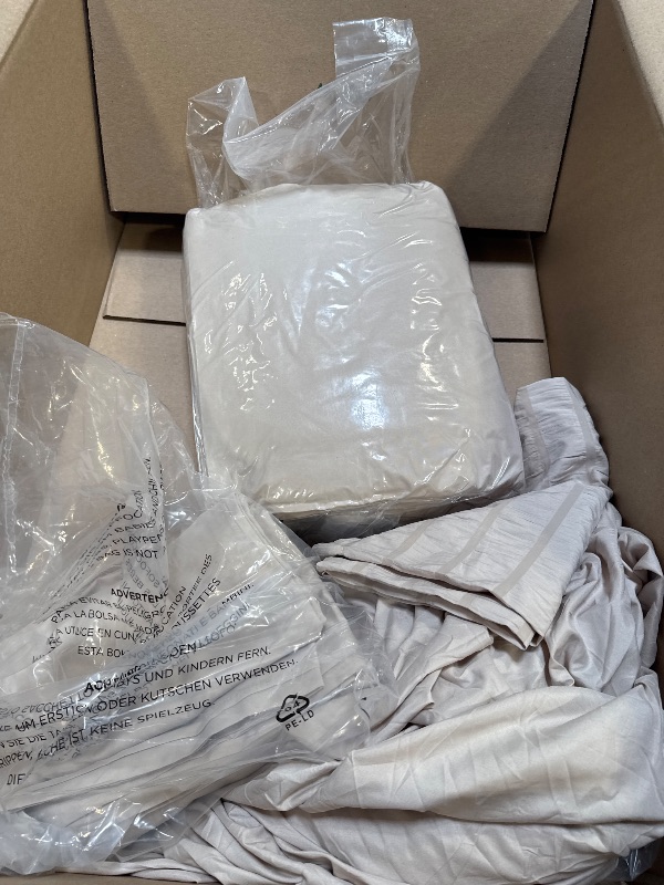 Photo 1 of Beige Comforter Set Size Queen