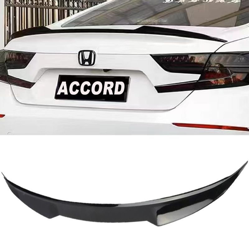 Photo 1 of MUCO Trunk Lid Rear Spoiler for Honda Accord 2018 19 20 21 22 2023 4 Door Sedan 10th Gen -JDM Akasaka Style Trunk Spoiler Wing
